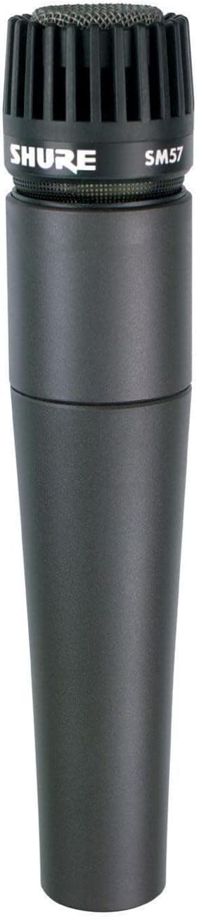 Shure SM57 Dynamic Instrument Microphone, Wired Cardioid XLR