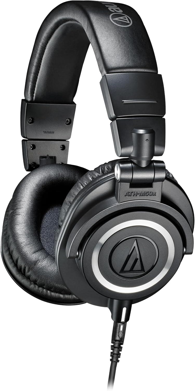 Audio-Technica ATH-M50x Professional Studio Monitor Headphones