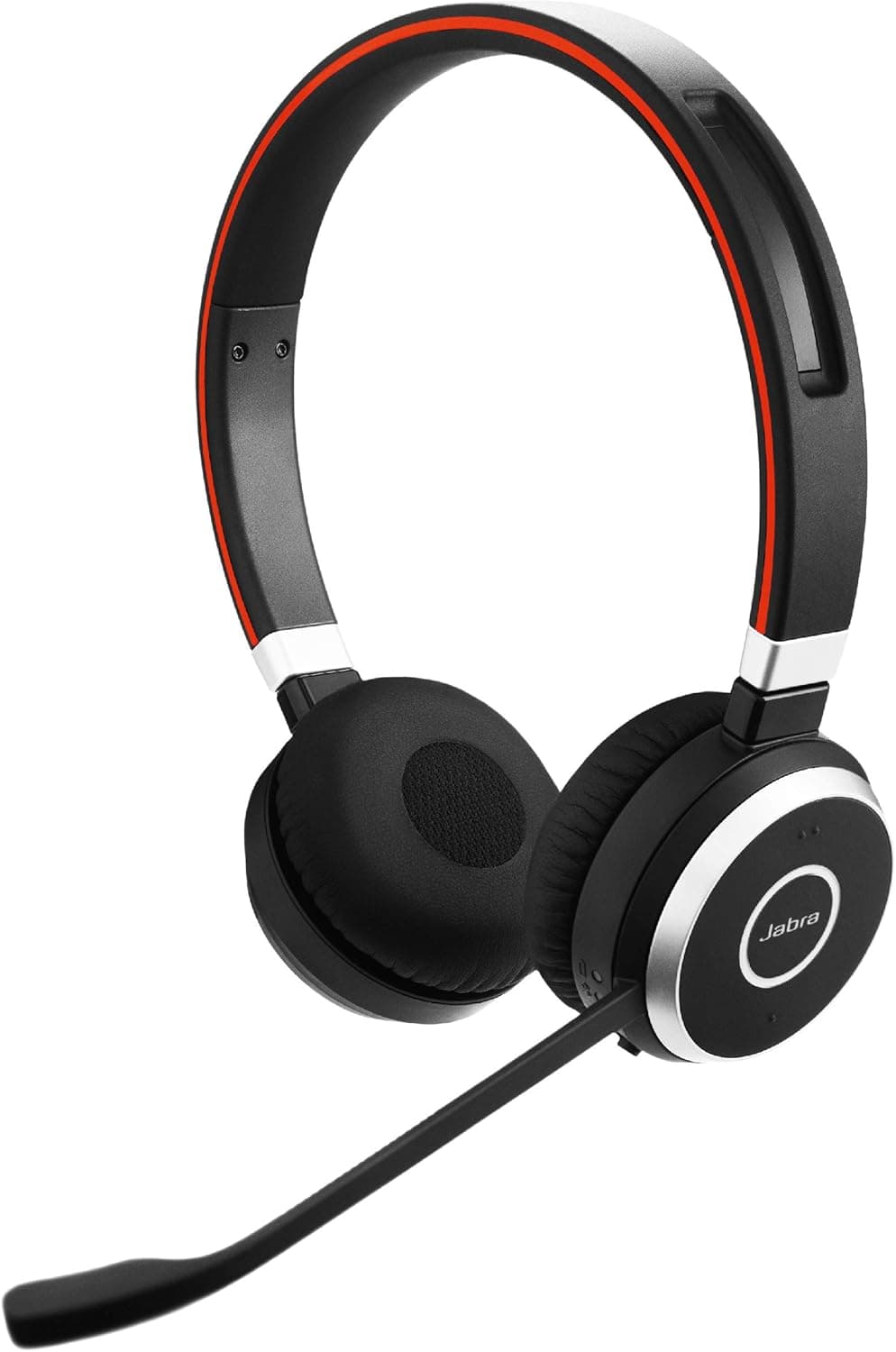 Jabra Evolve 65 MS Wireless Headset, Stereo - Includes Link 370 USB Adapter - Advanced Noise-Cancelling Microphone