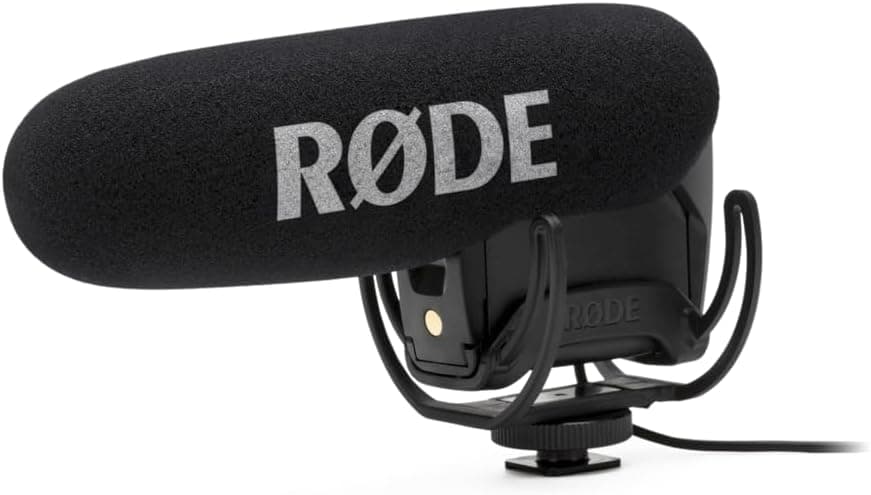Rode VideoMic Pro R Camera-Mount Shotgun Microphone, Black