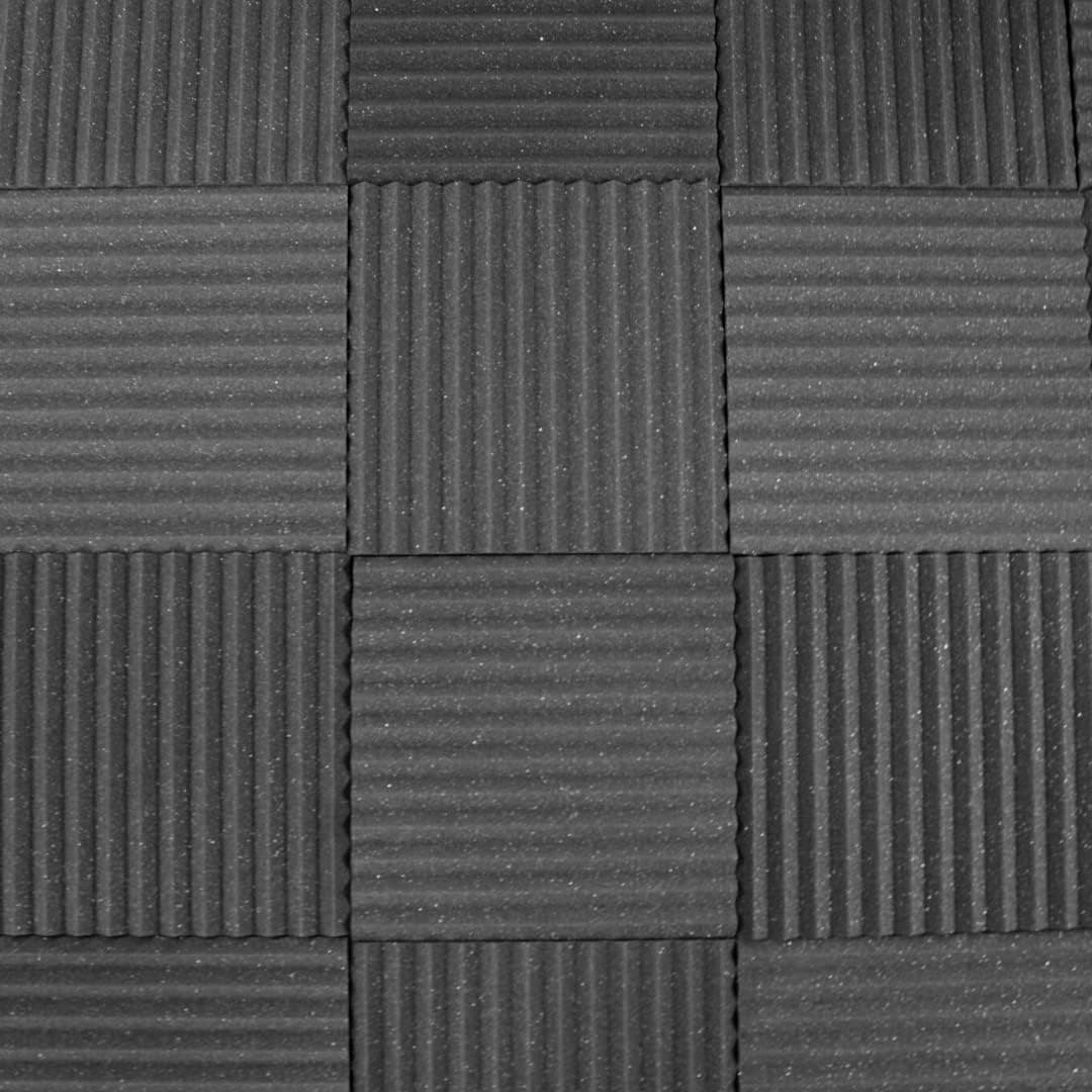 Soundproofing Acoustic Studio Foam Wedge Style Panels 12x12x1 Tiles 6 Pack
