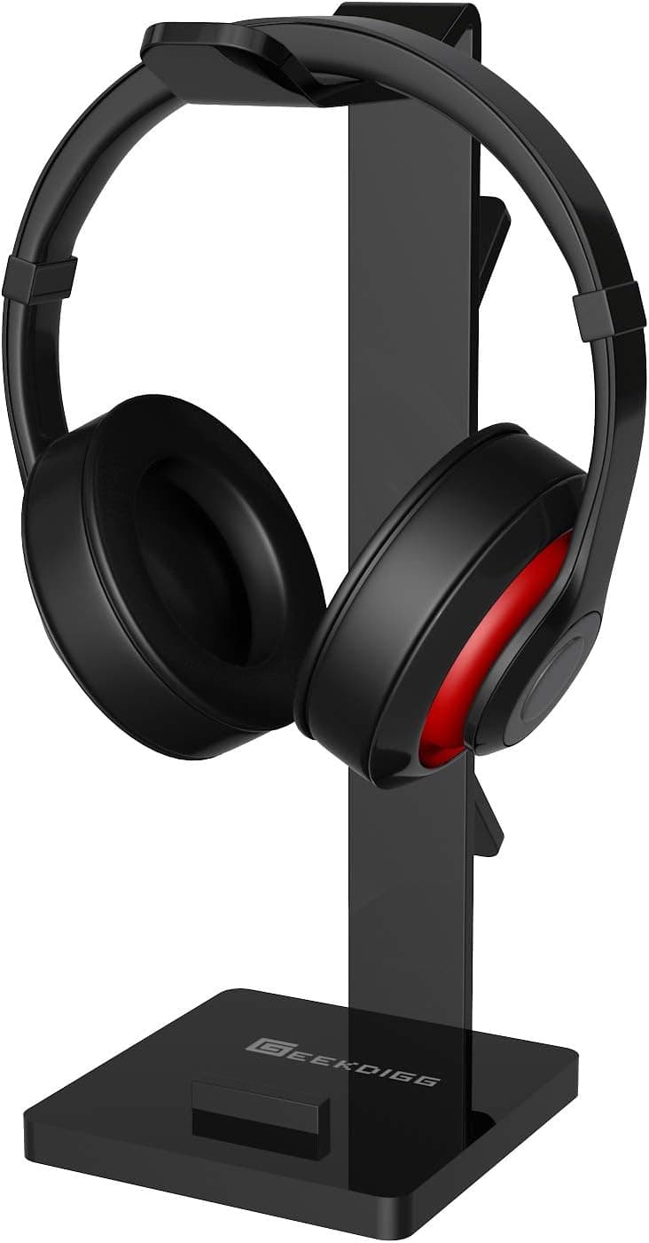 GeekDigg Headphone Stand Gaming Headset Holder with Cable Organizer