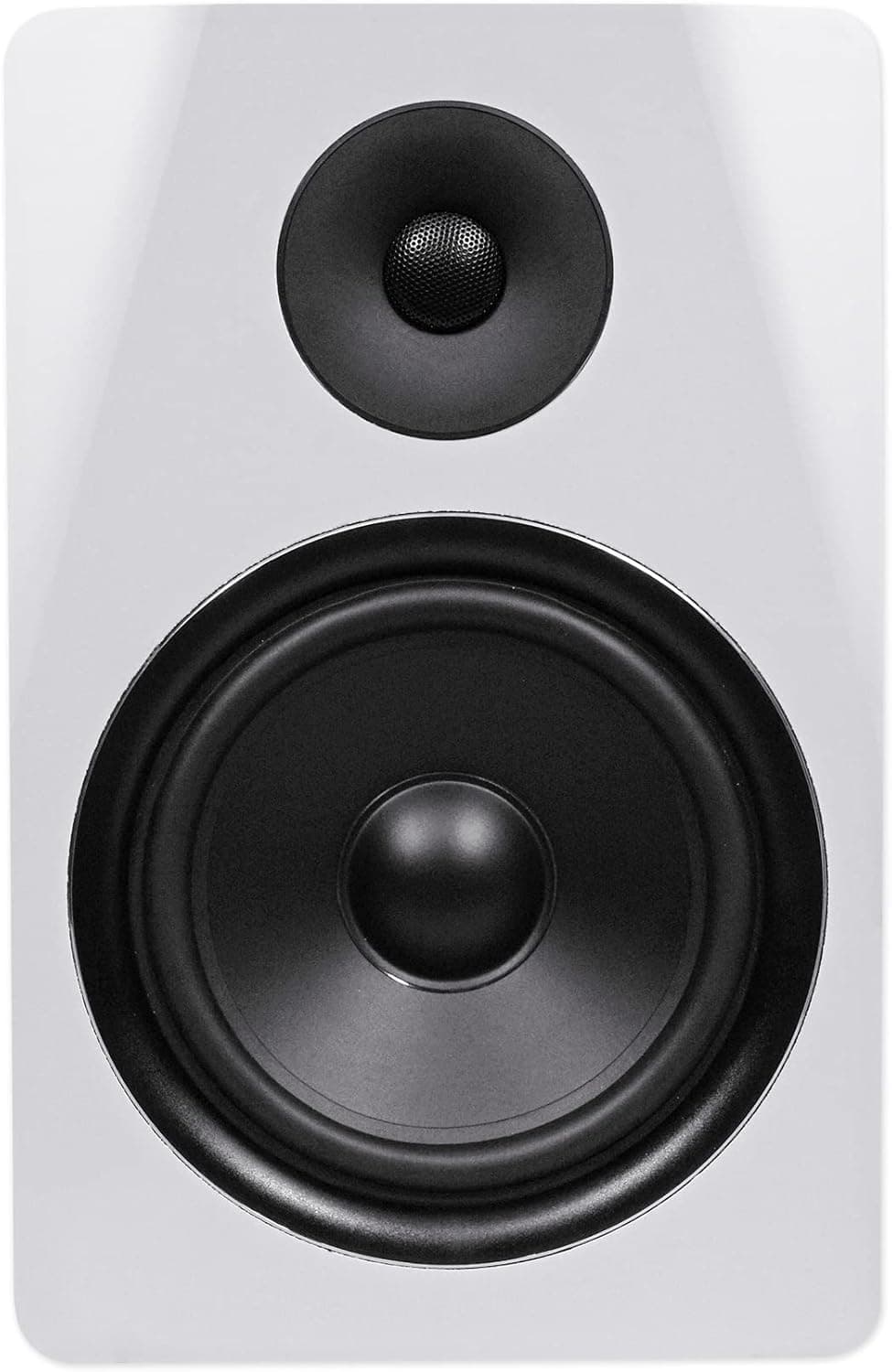 Rockville DPM8W 8-Inch 300W White Active Powered Studio Monitor Speaker