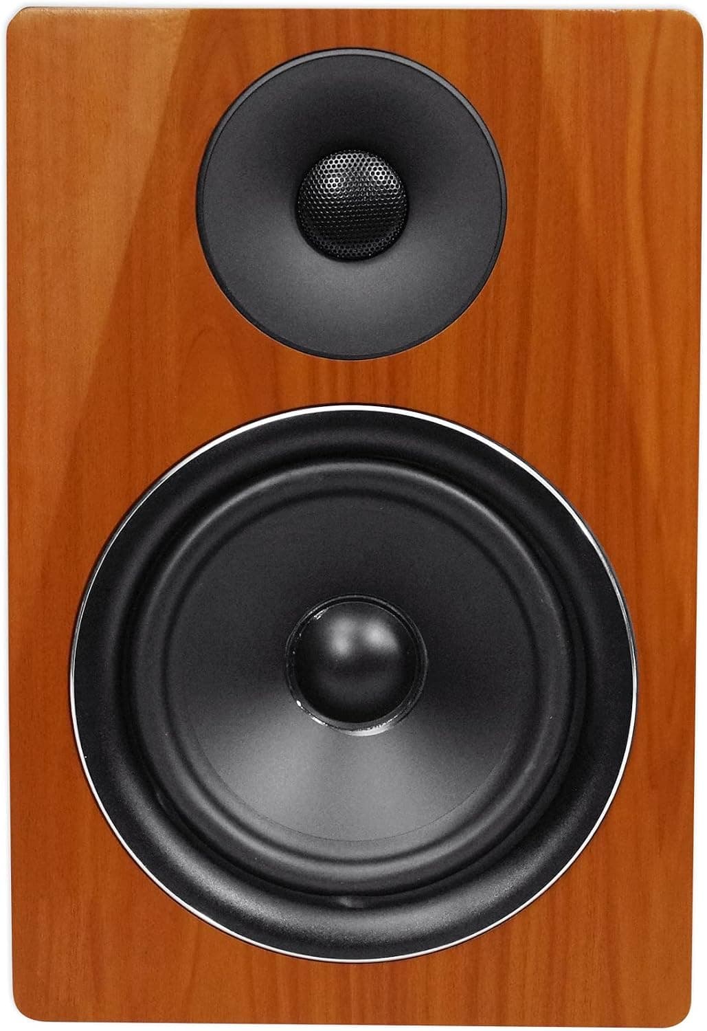 Rockville DPM6C 6.5-Inch 210W Wood Active Powered Studio Monitor Speaker