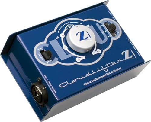 Cloud Microphones - Cloudlifter CL-Zi Mic Activator and DI - USA Made | Variable Impedance Tone Control Plus Instrument DI for Bass, Guitar and Vocals, +25dB Gain