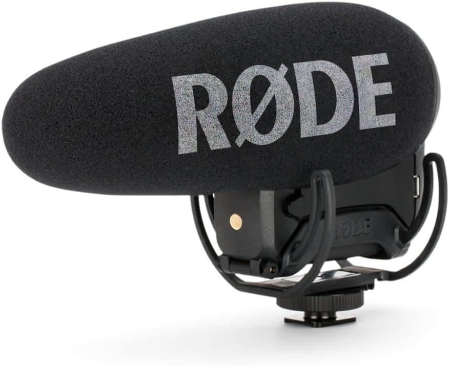 RODE VideoMic Pro+ Premium On-Camera Shotgun Microphone with High-Pass Filter