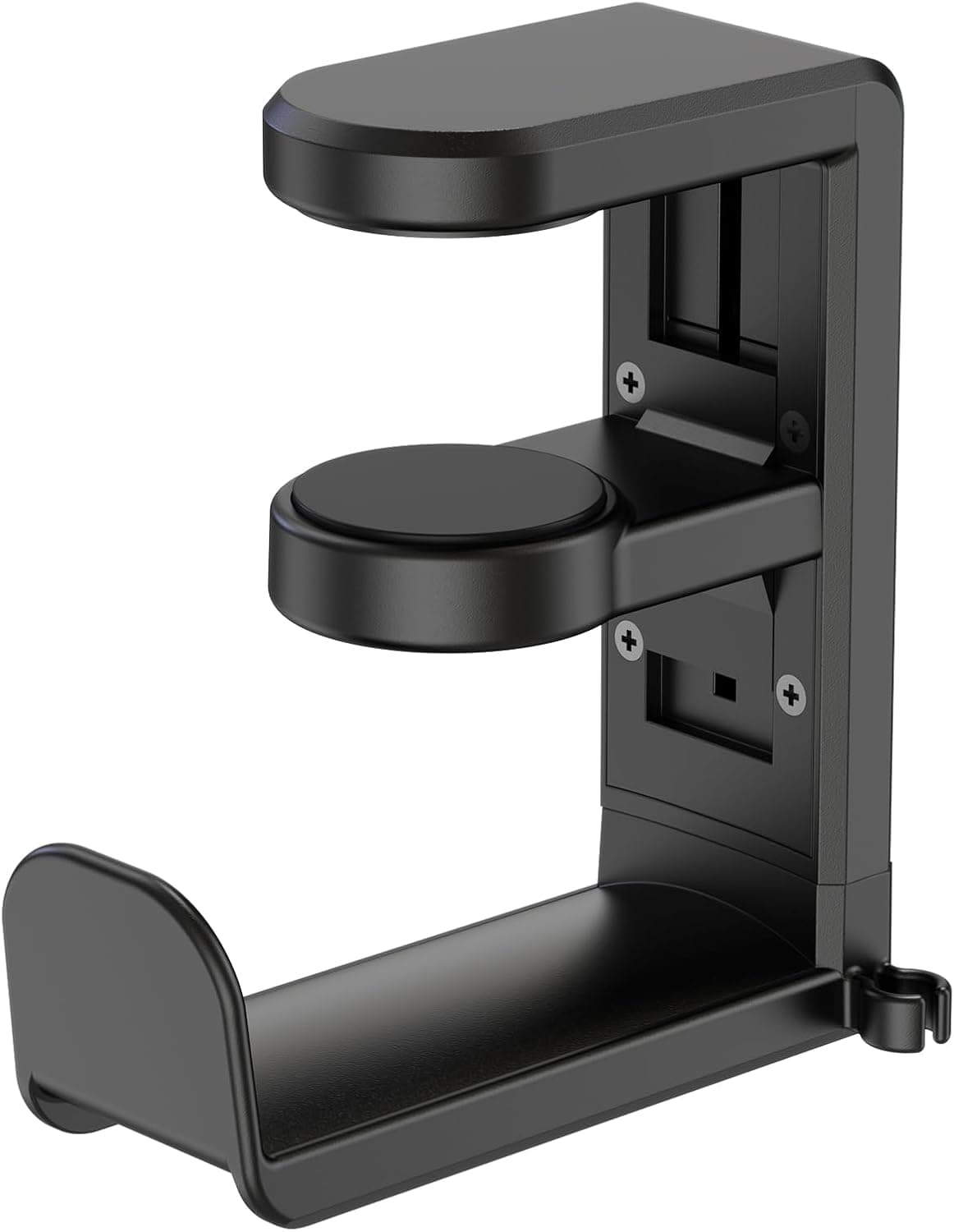 EURPMASK Rotating Headphone Stand Clamp-on Under Desk Hanger