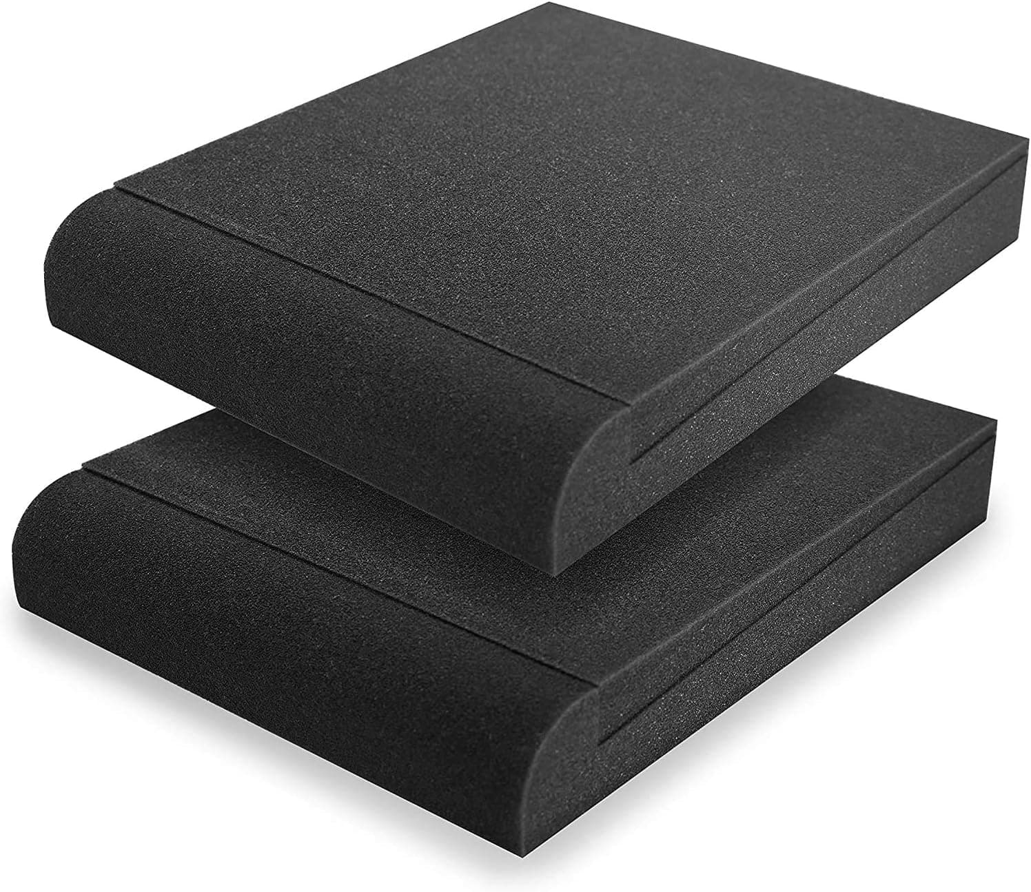 2 Pack Acoustic Isolation Pads, Studio Monitor Speaker Isolation Foam Pads, Pair of Two High Density Studio Monitor Isolation Pads Pair for 5 Inch Monitors