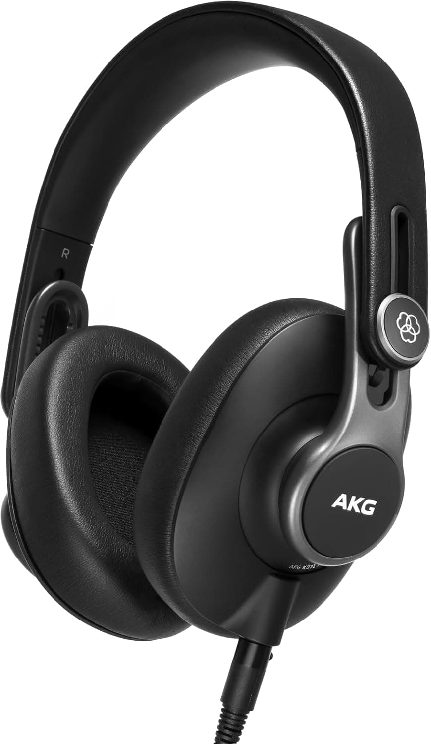 AKG Pro Audio K371 Wired Over-Ear Closed-Back Studio Headphones, Black