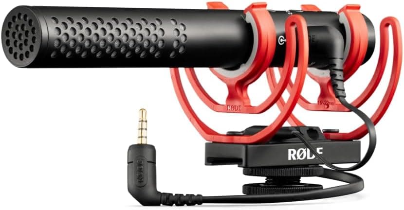 Rode VideoMic NTG Camera-Mount Shotgun Microphone, Black