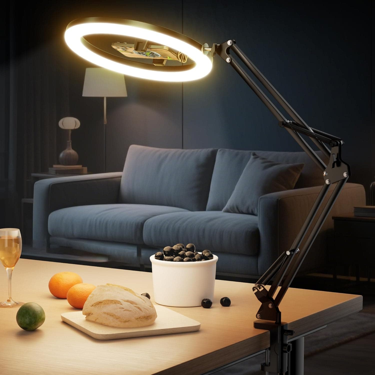 UBeesize 10 inch LED Ring Light with Tripod Stand and Phone Holder