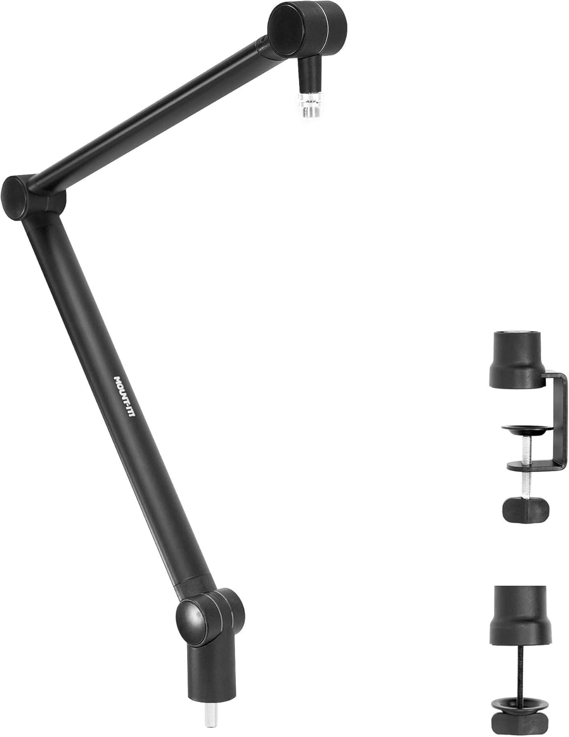 MOUNT-IT! Adjustable Microphone Boom Arm Suspension Scissor Mic Stand Desk Mount