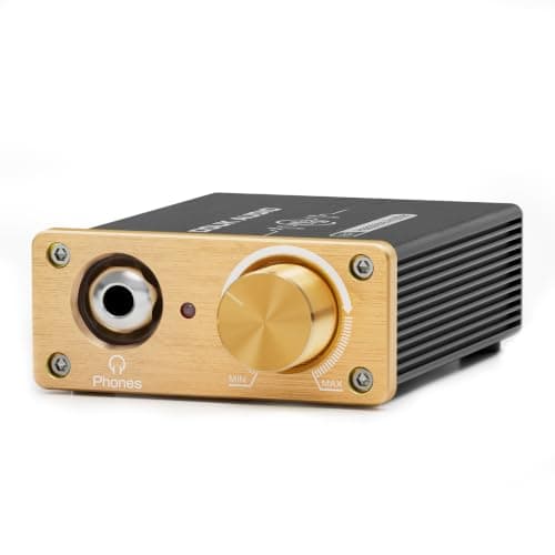 Douk Audio U3 Headphone Amps, Mini Hi-Fi Amplifier for Home Desktop PC 6.35mm / 3.5mm Headsets, Class A, RCA Input, DC 5V
