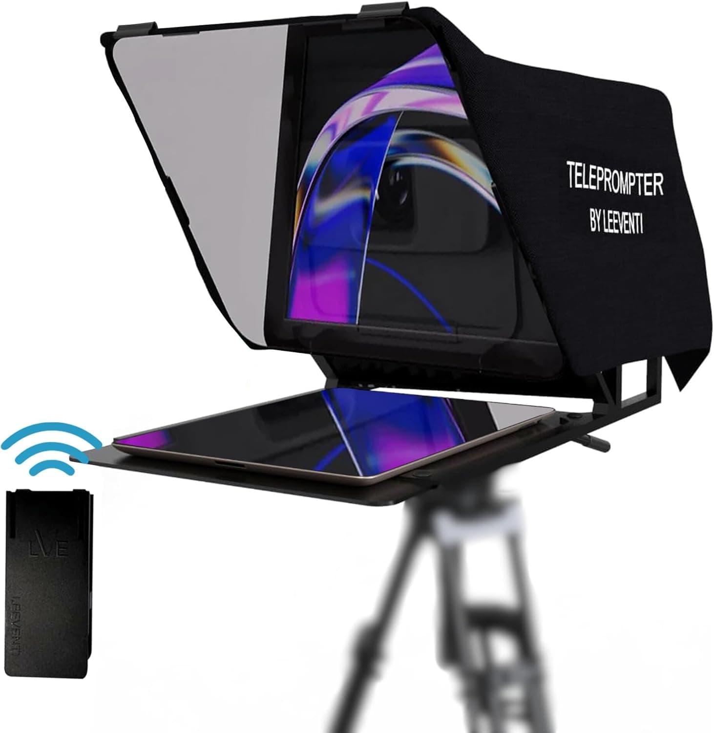 Leeventi Teleprompter 4.0 12" Compatible with iPad, Tablet, Smartphone and DSLR Camera