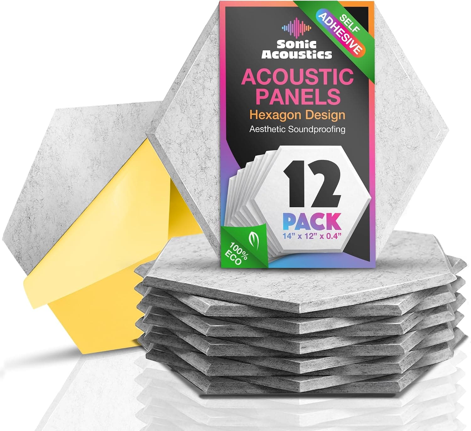 2 Pack Acoustic Isolation Pads, Studio Monitor Speaker Isolation Foam Pads, High Density Studio Monitor Isolation Pads Pair for 6.5" - 8" Monitor Speaker
