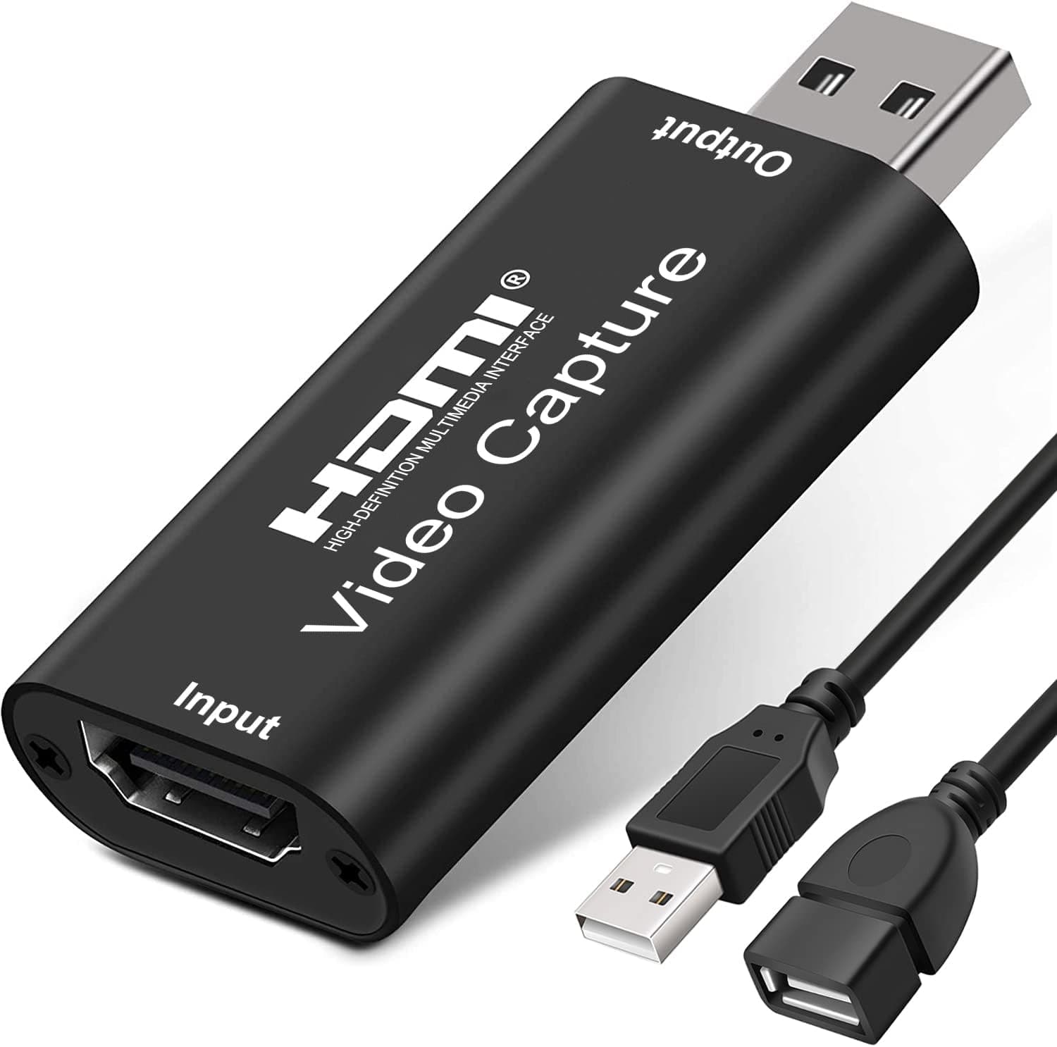 AMZHRLY 4K HDMI to USB 2.0 Video Capture Card 1080P Cam Link