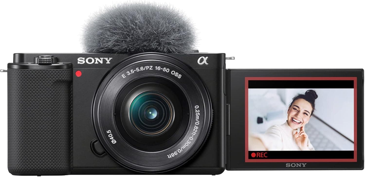 Sony Alpha ZV-E10 APS-C Interchangeable Lens Mirrorless Vlog Camera Kit