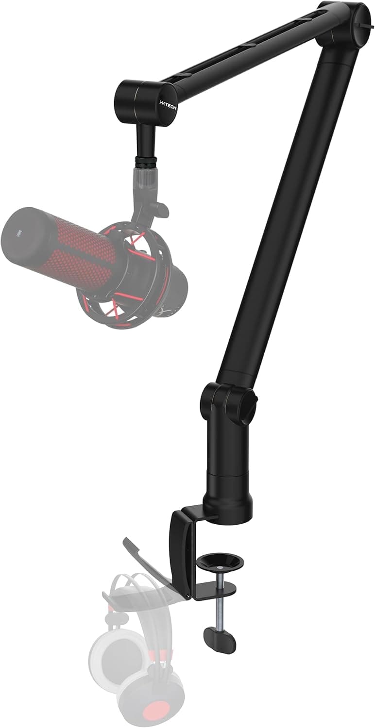 IXTECH Microphone Boom Arm with Desk Mount 360 Degree Rotatable Elegance Model