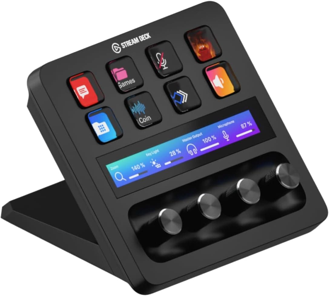 Elgato Stream Deck +, Audio Mixer and Studio Controller with LCD Keys, Dials and Touch Strip