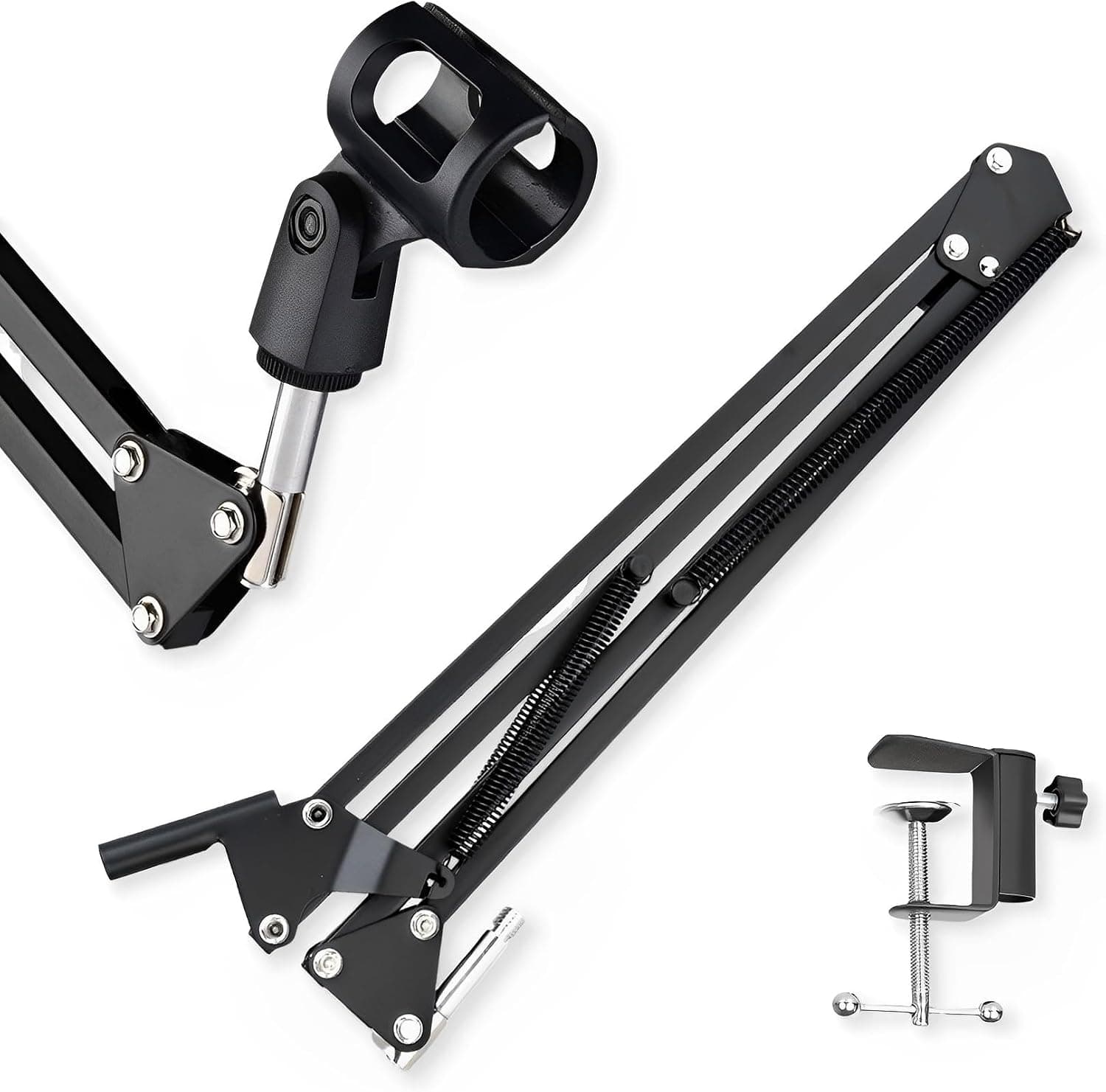 Boom Arm Mic Desk Mount Adjustable Microphone Stand for HyperX QuadCast