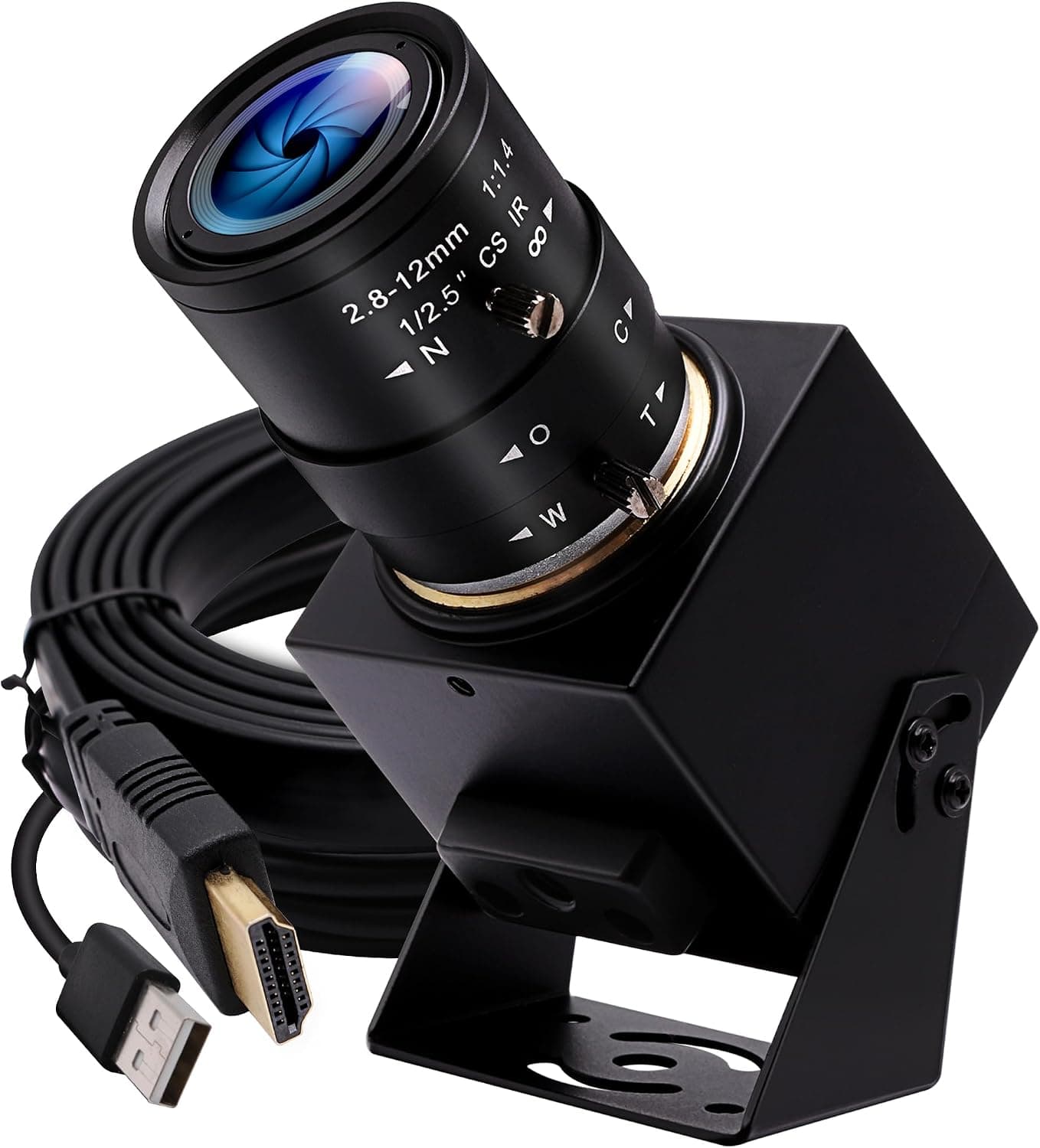 IFWATER 1080P HDMI 4K USB Webcam for Live Streaming with 4X Optical Zoom