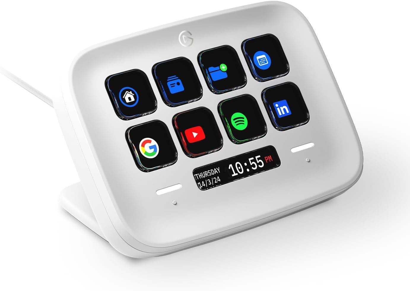 Elgato Stream Deck Neo, 8 Customizable Keys, 2 Touch Points