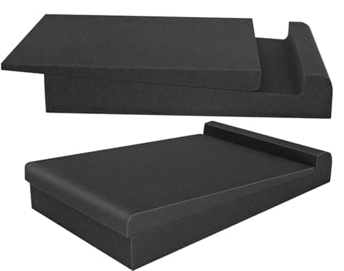 2 Pack Studio Monitor Isolation Pads for Large Speakers Sound Insulation Studio Foam Prevents Vibrations Acoustic Speaker Isolation Pad High Density Fits Most Stands