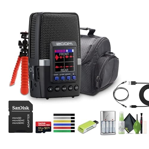 Zoom H2essential 32-Bit Float Handy Recorder + Card Reader Bundle