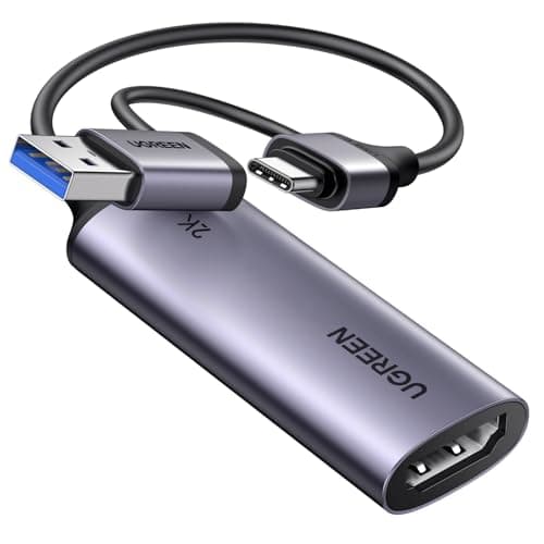 UGREEN 2K@30Hz 1080P 60FPS Video Capture Card 4K Input HDMI to USB 3.0