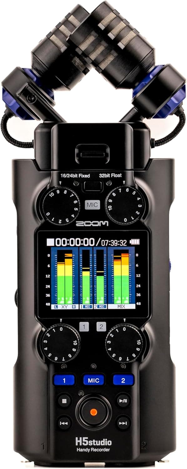 Zoom H5 Studio Handheld Recorder with 32-Bit Float and USB Audio Interface