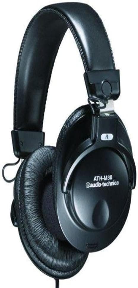Audio-Technica ATH-M30 Professional Studio Monitor Closed-Back Headphones