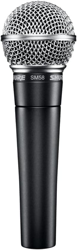 Shure SM58 Professional Dynamic Vocal Microphone with 25-Foot XLR Cable (SM58-CN)