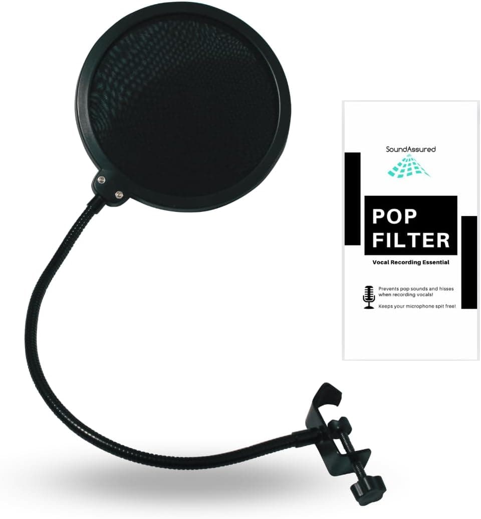 Pop Filter For Studio Microphone Pop Shield Mic Wind Screen