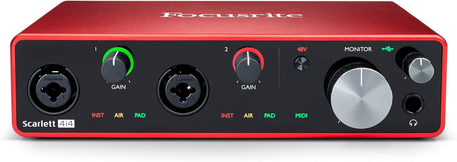 Focusrite Scarlett 4i4 3rd Gen USB Audio Interface