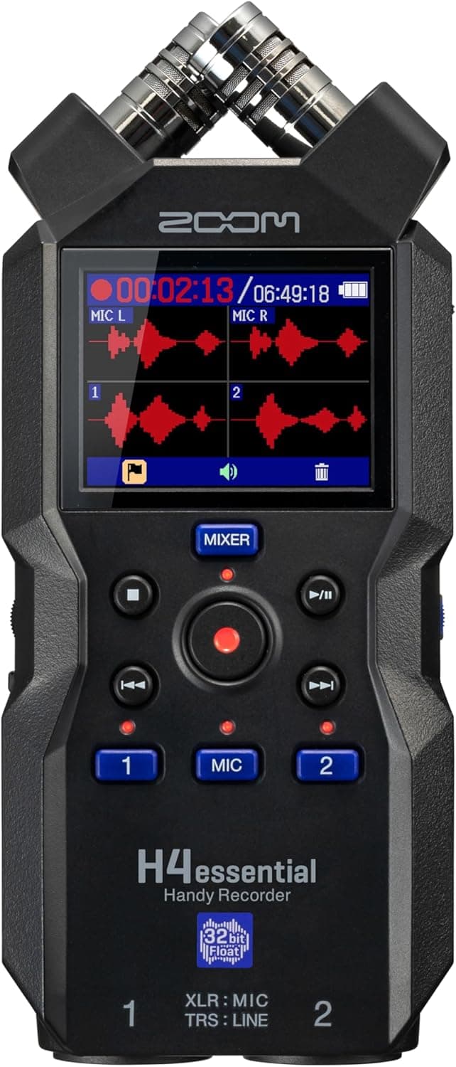 Zoom H4essential Handheld Recorder with 32-Bit Float and 4 Tracks